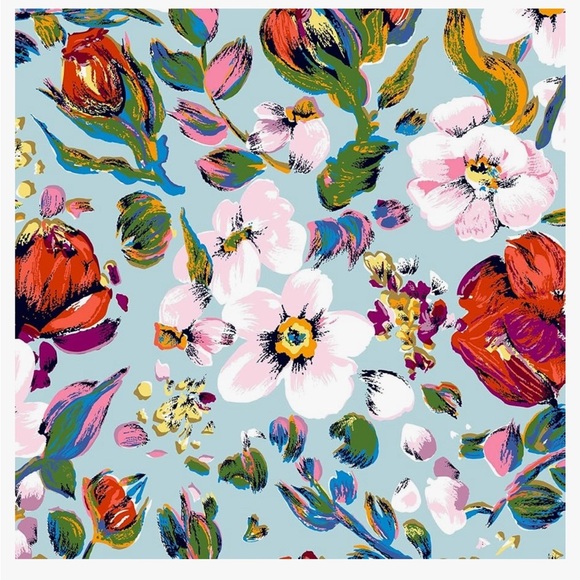 Vera Bradley Women's Iconic RFID Turnlock Wallet, Signature Cotton Like New - Picture 5 of 6